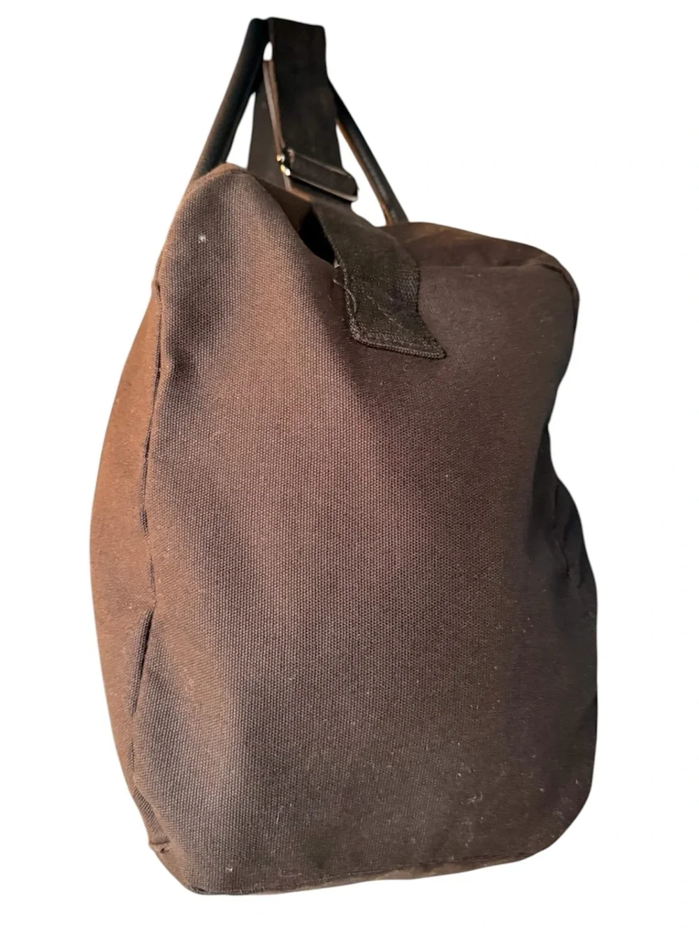 Ralph Lauren Fragrance Tote Duffle Weekender Travel Bag Black Canvas